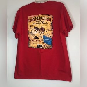 NWOT Unisex Stagecoach red T-shirt
